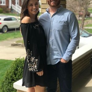 White House Black Market off the shoulder dress